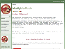 Tablet Screenshot of marktplatz-verein.de